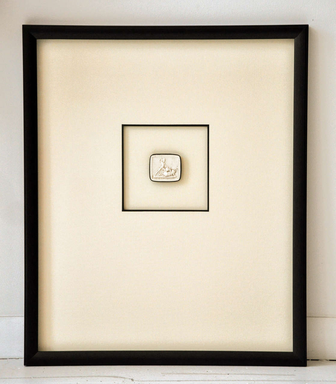 Framed Antique Intaglio Circa 1870