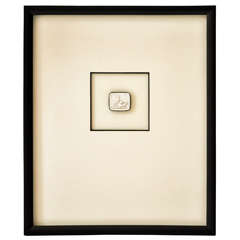 Framed Antique Intaglio Circa 1870
