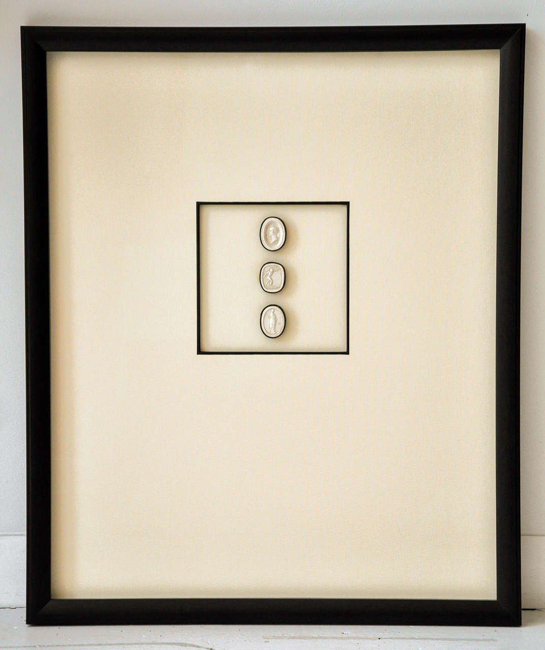 Framed Antique Intaglios Circa 1870