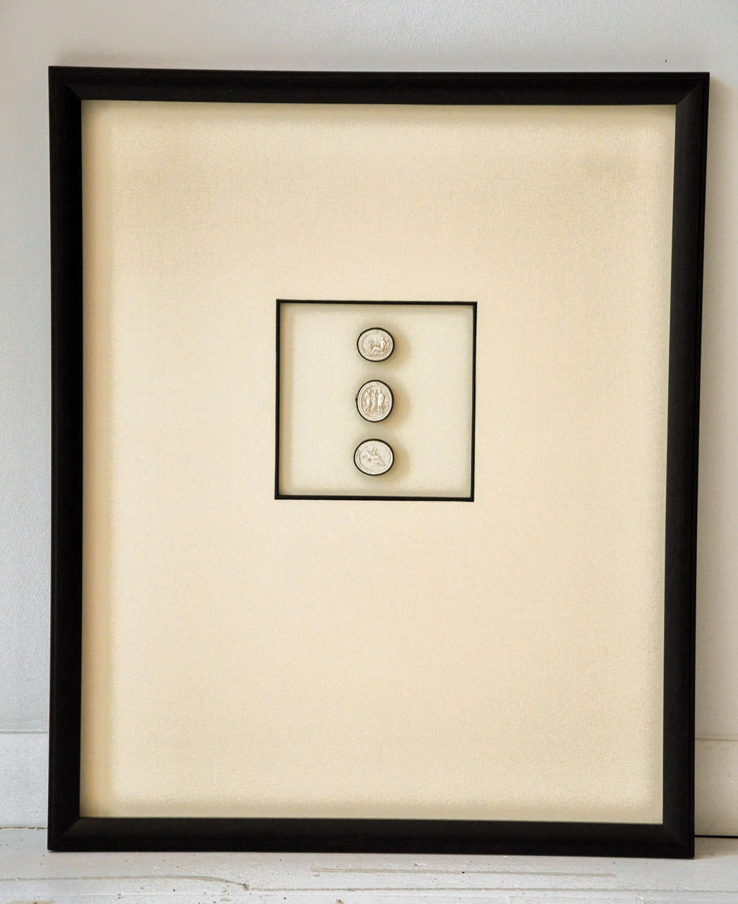 Framed Antique Intaglios Circa 1870
