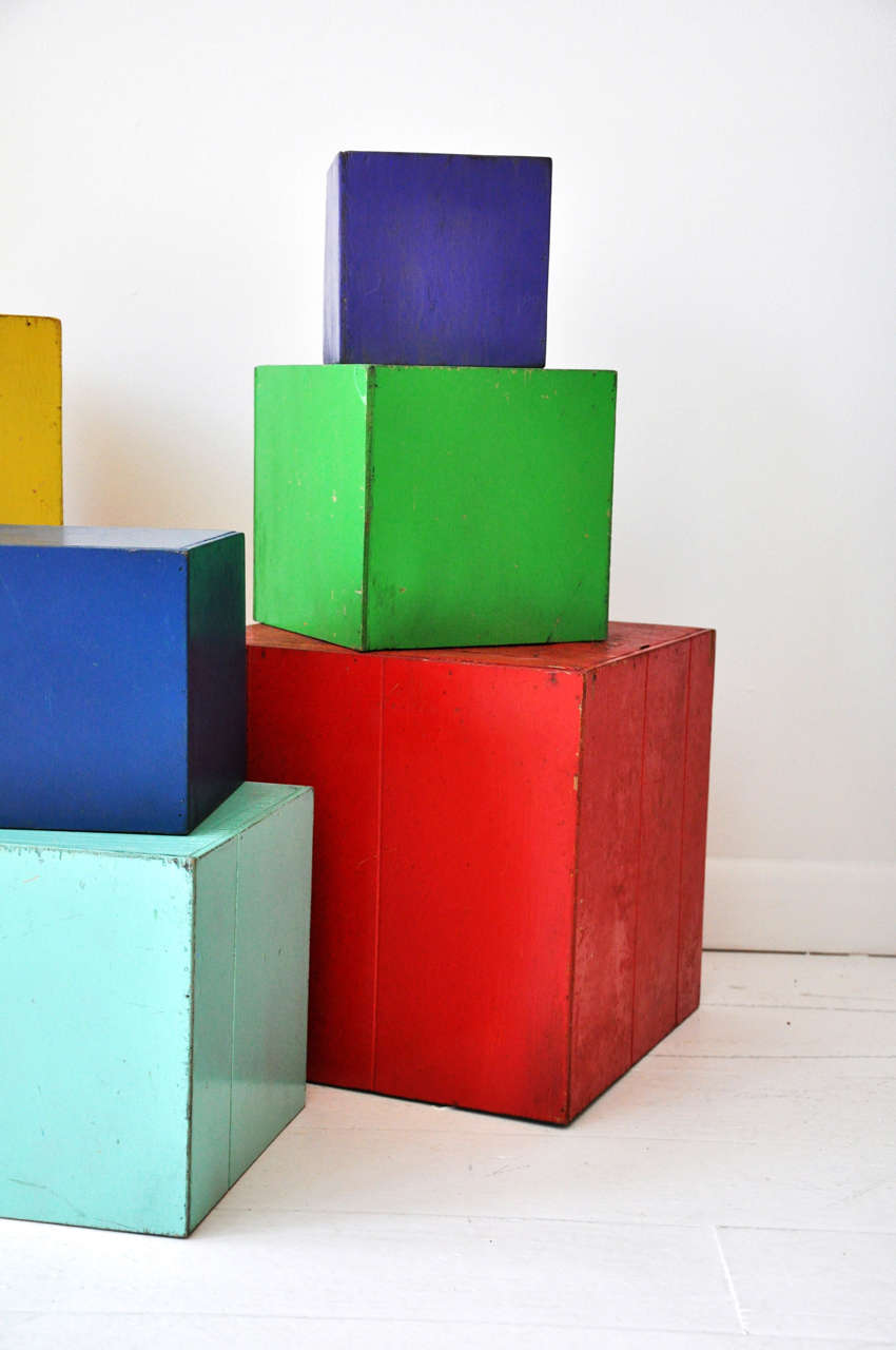 Multi-Colored Amish Stacked Blocks 2