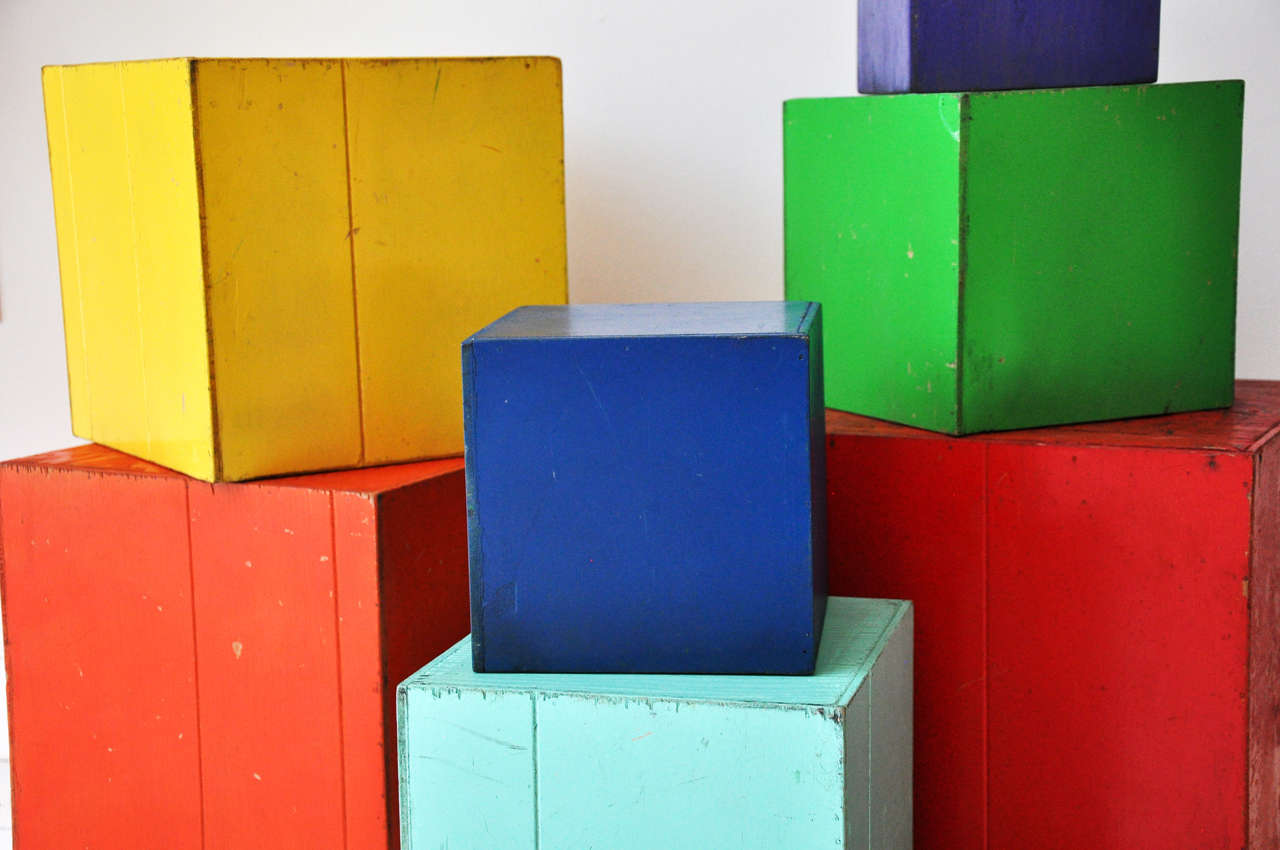 Multi-Colored Amish Stacked Blocks 3