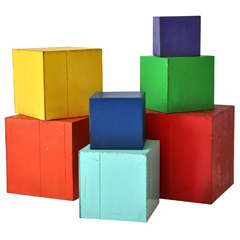Multi-Colored Amish Stacked Blocks