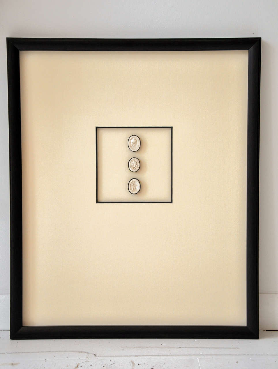Framed Antique Intaglios Circa 1870
