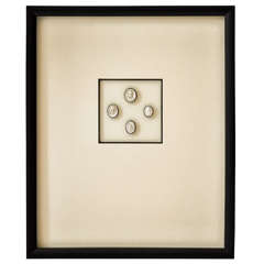 Framed Antique Intaglio Circa 1870