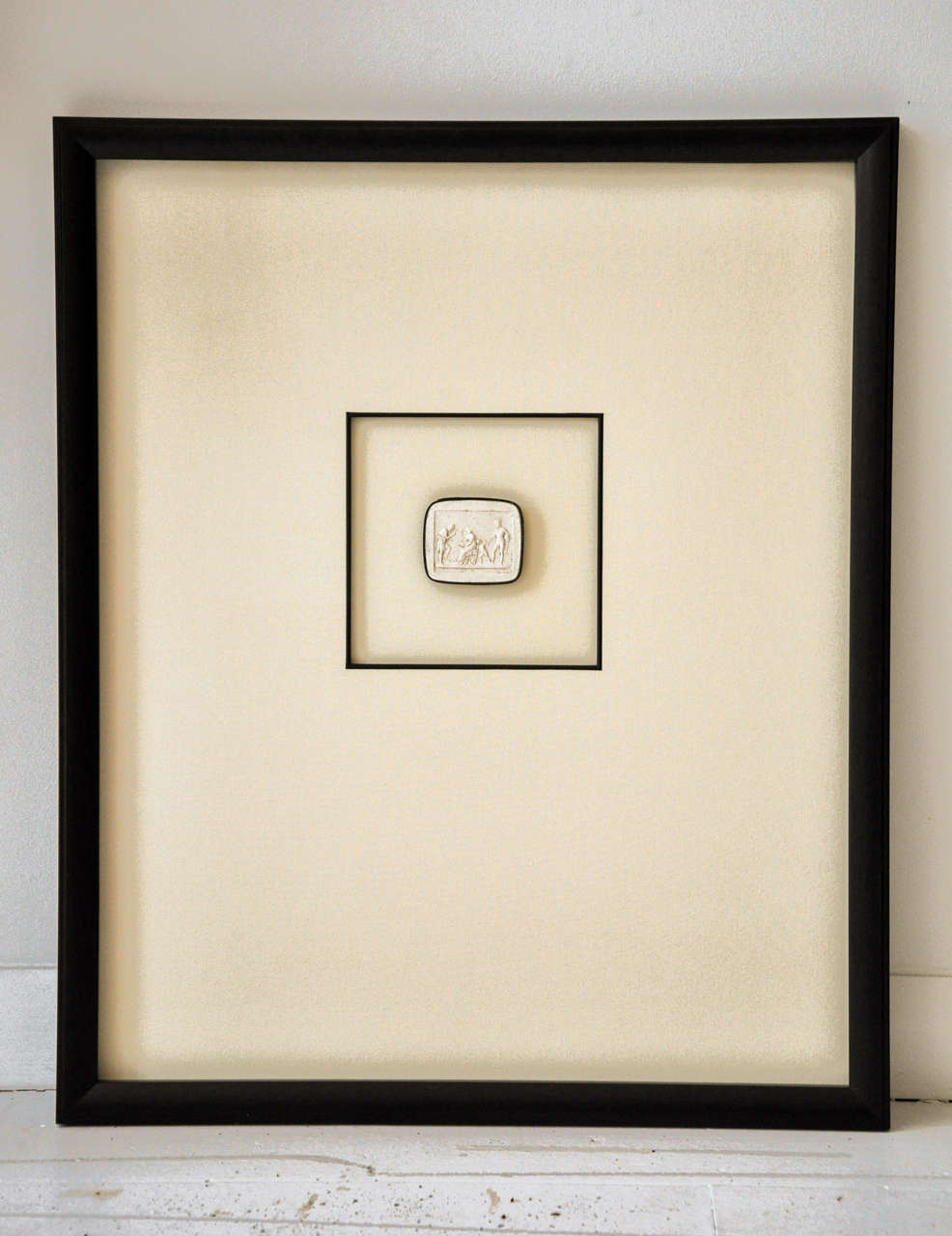 Framed Antique Intaglio Circa 1870