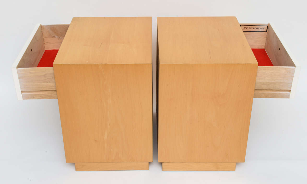 Mid-Century Modern Jack Cartwright 60s Modern Nightstands for Founders Furniture