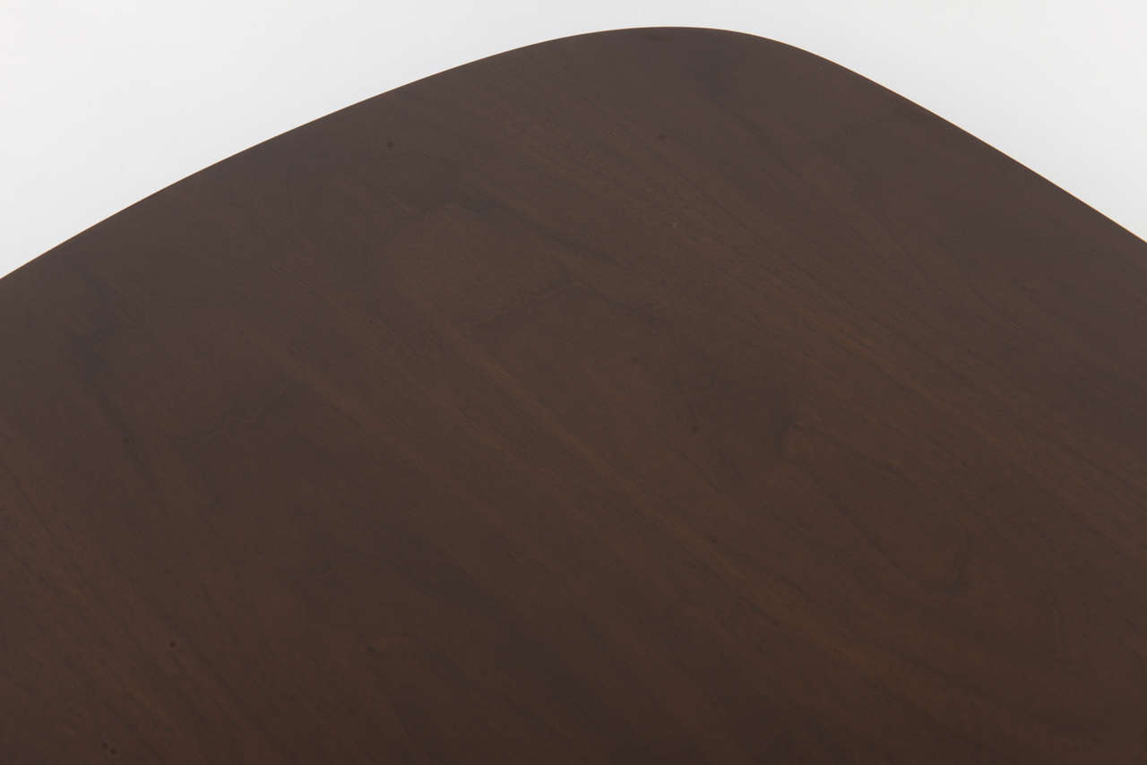 50s Danish Kidney Shape Povl Dinesen Teak Tables 1