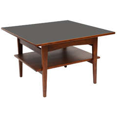 Jens Risom T460 Walnut Coffee Table Side Table
