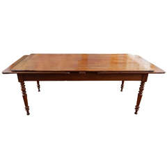 Cherry draw leaf table 