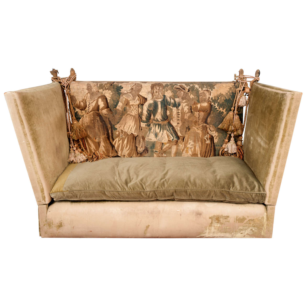 Sofa knowle tapestry back For Sale at 1stDibs