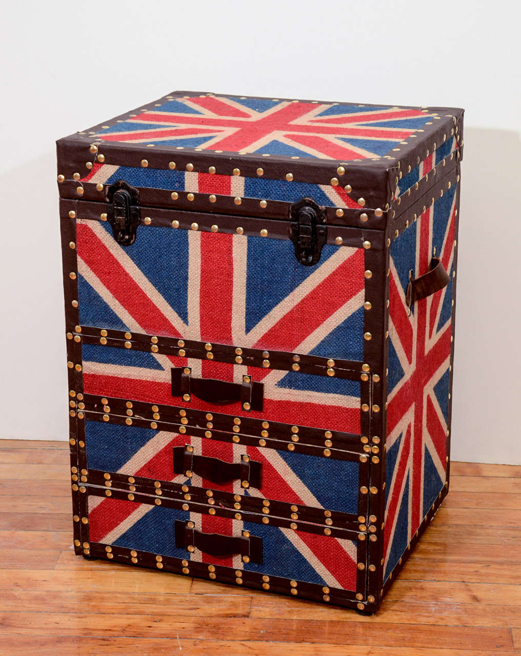 union jack storage trunk