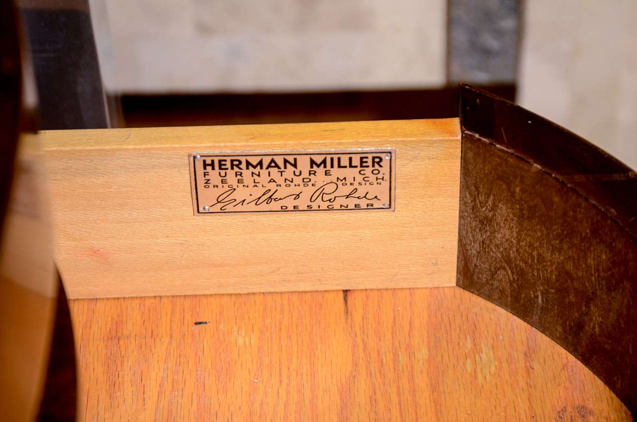 Mid Century Gilbert Rohde Pedestal Desk for Herman Miller 3