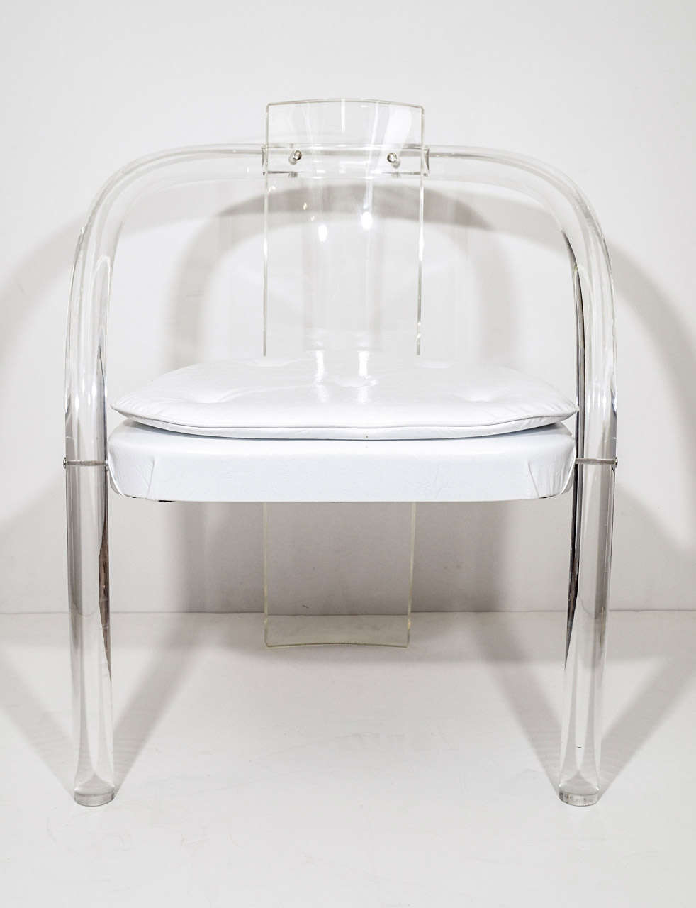 charles hollis jones lucite chairs