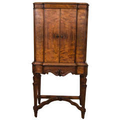 Solid Mahogany Cabinet on Stand