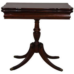 Antique American Classical Game Table