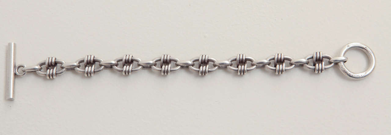 Vintage Sterling Silver Hermes Bracelet 1