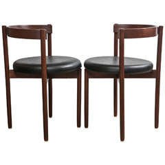 Set of 8 Mid-Century "Danish Control" Dining Chairs