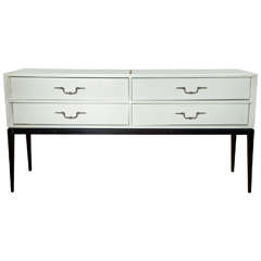 Tommi Parzinger Sideboard with Glass Tops 10