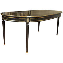 French Louis XVI Style Dining Table attributed to Jansen