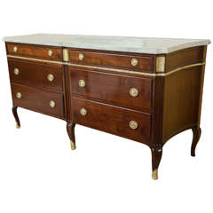 French Louis XV Style Double Commode by Jansen