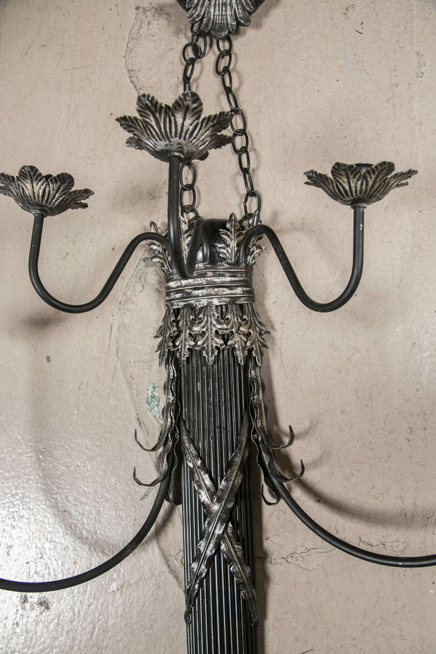 Early 20th Century Really Cool & Unique Castle Sconces For Sale