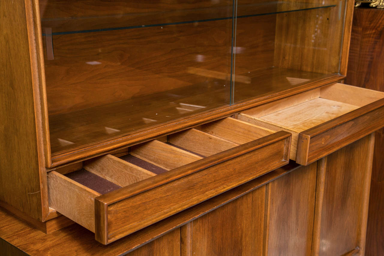 MidCentury Breakfront by Vanleigh Furniture at 1stDibs mid century breakfront, vanleigh