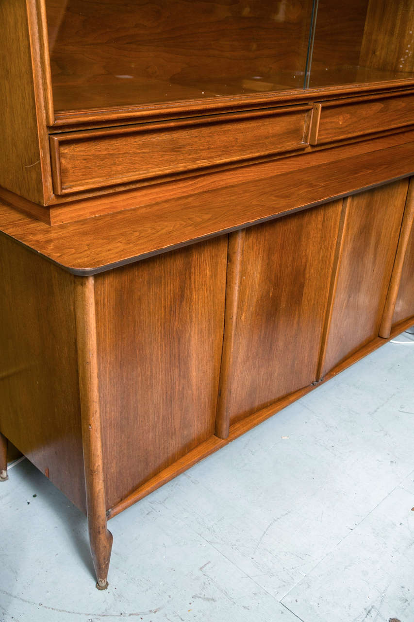 MidCentury Breakfront by Vanleigh Furniture at 1stDibs mid century breakfront, vanleigh