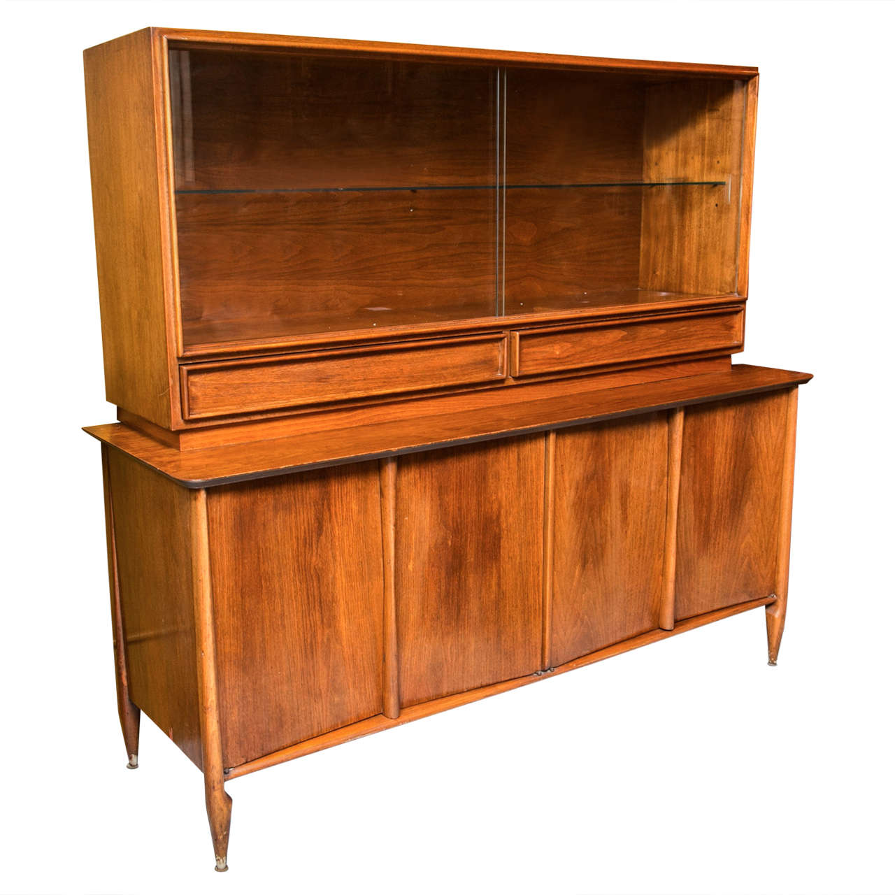 MidCentury Breakfront by Vanleigh Furniture at 1stDibs mid century breakfront, vanleigh