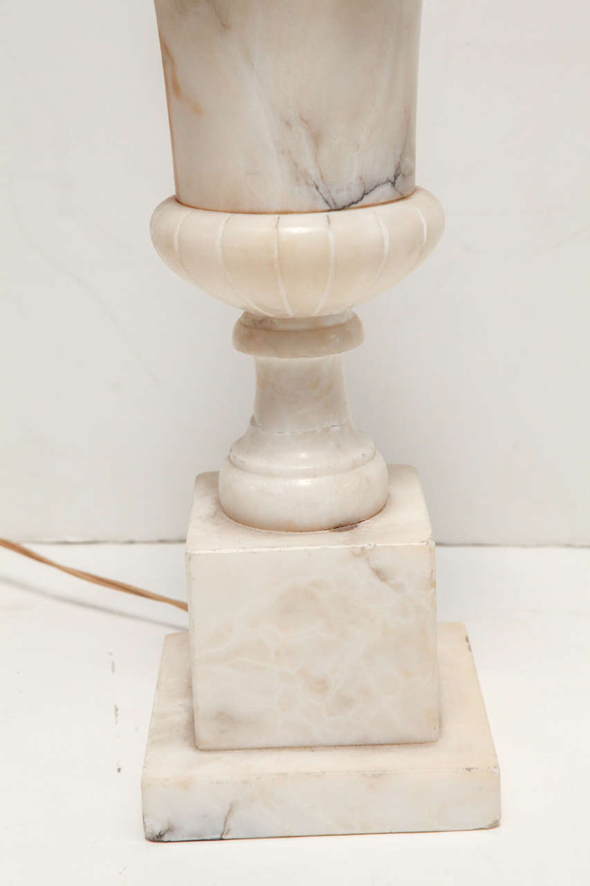 Mid-20th Century Alabaster Table Lamp For Sale