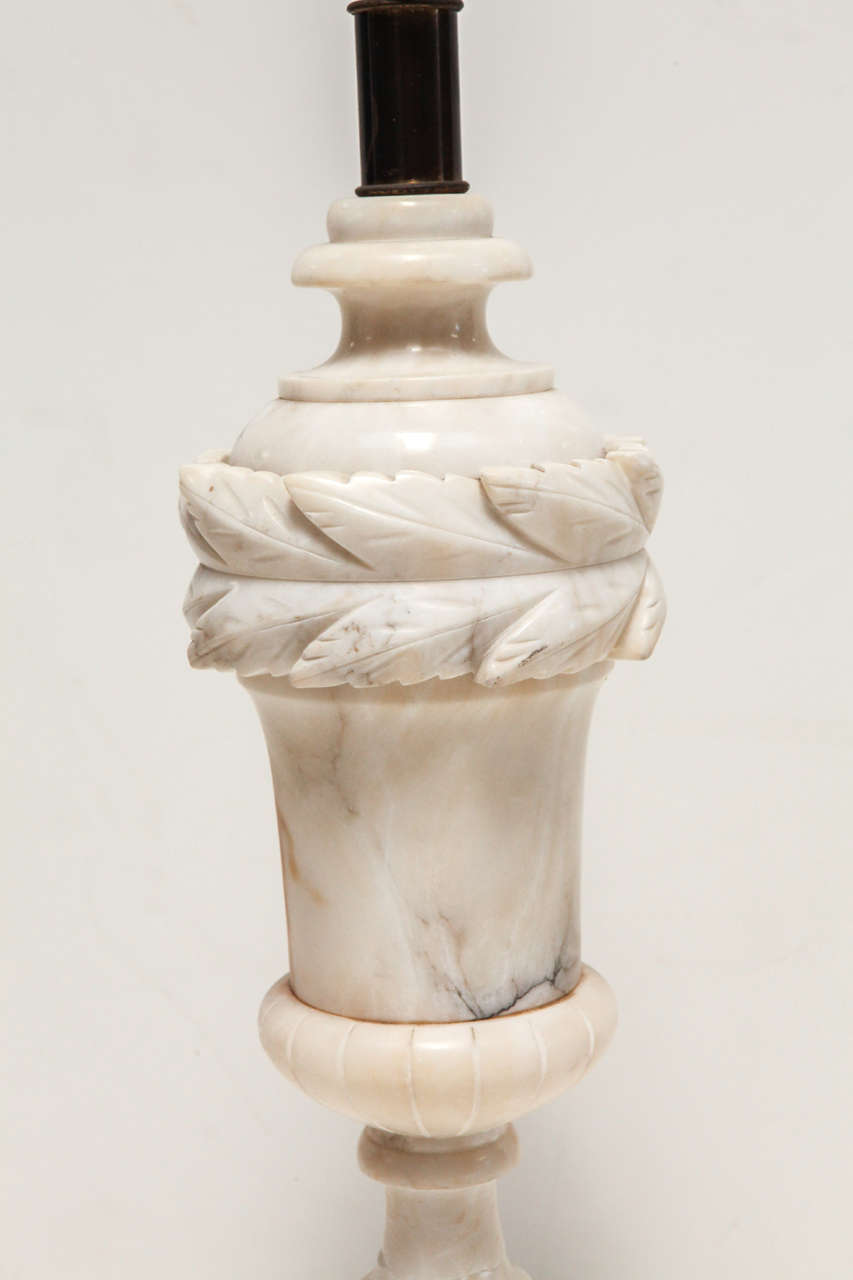Alabaster Table Lamp For Sale 1
