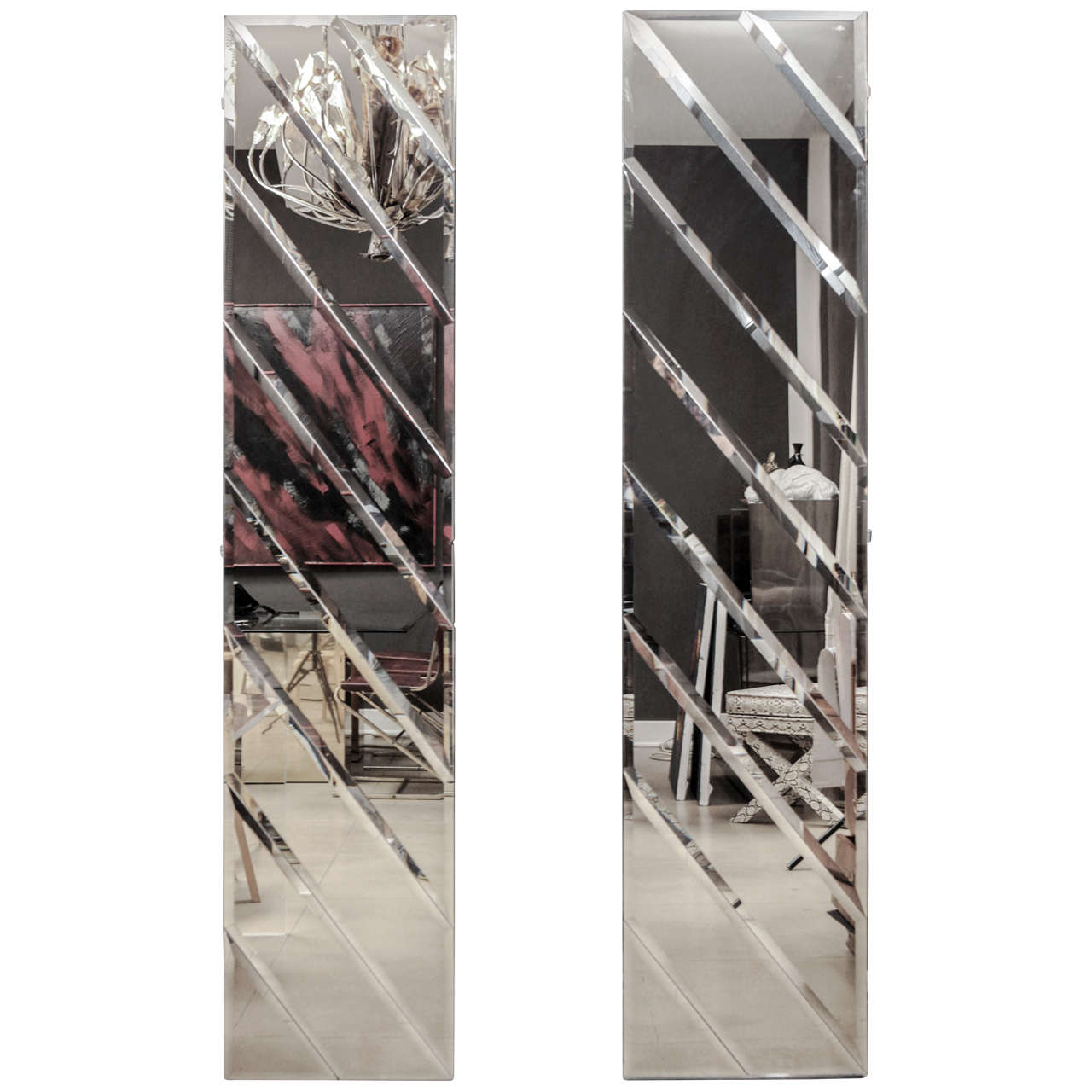 Mirror Screens in the Style of Pierre Cardin