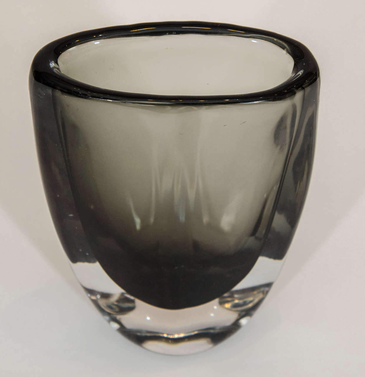 Schreibtisch-Sommerso-Vase von Nils Landberg für Orrefors