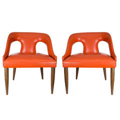 Pair of 1960s Modernist Chairs