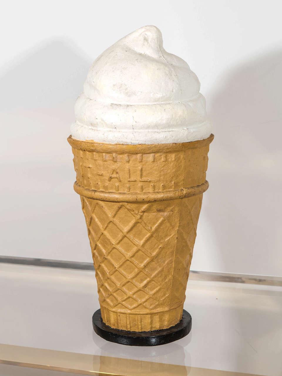 Composition Ice Cream Cone Promotional Display, USA, 1940s