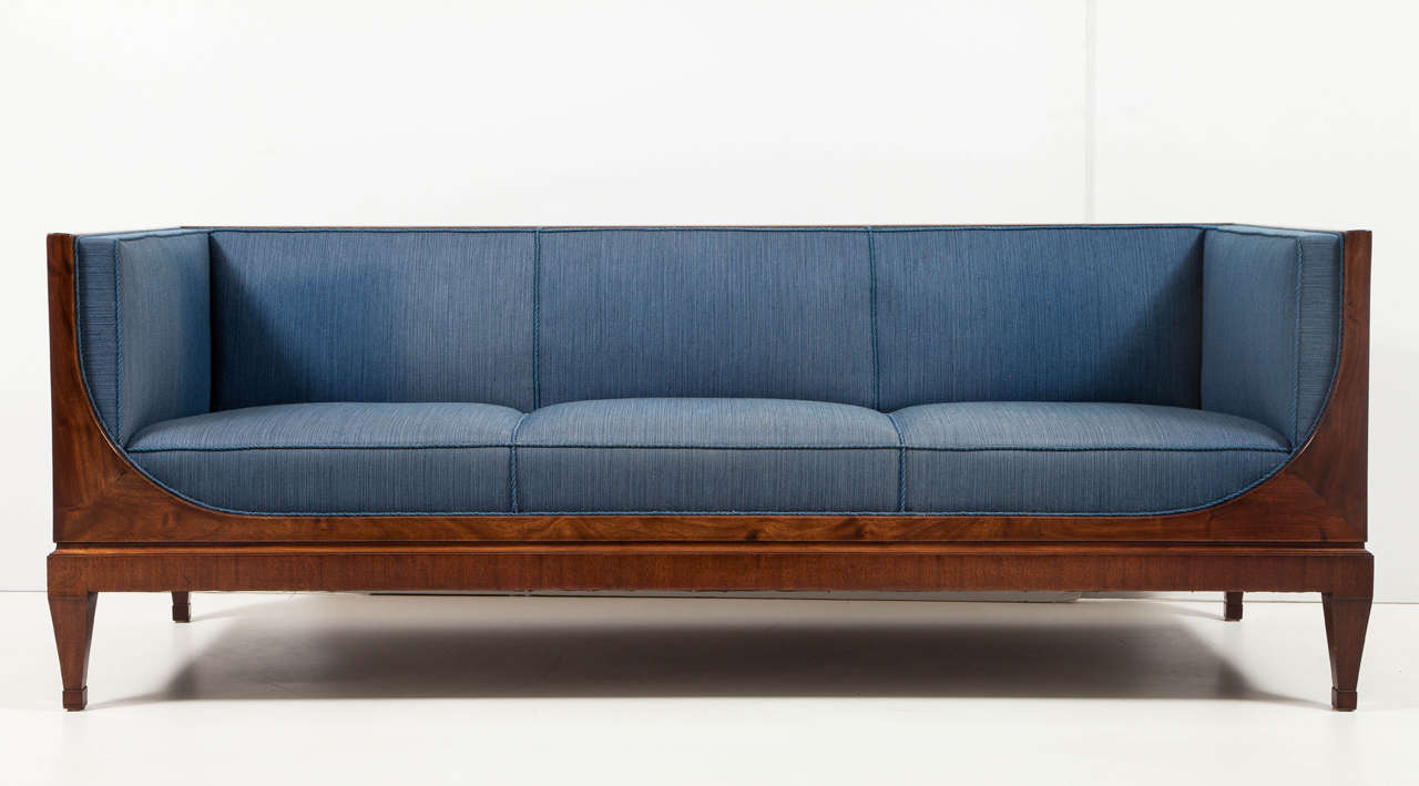 Frits Henningsen Box Form Sofa In Excellent Condition In New York, NY