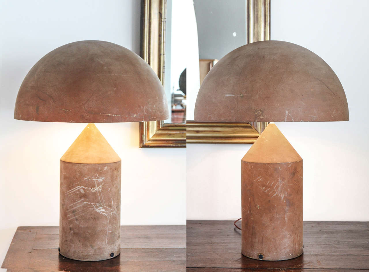 A pair of beautifully patinated lamps by Italian designer, Vico Magistretti.
Sold only as a pair.