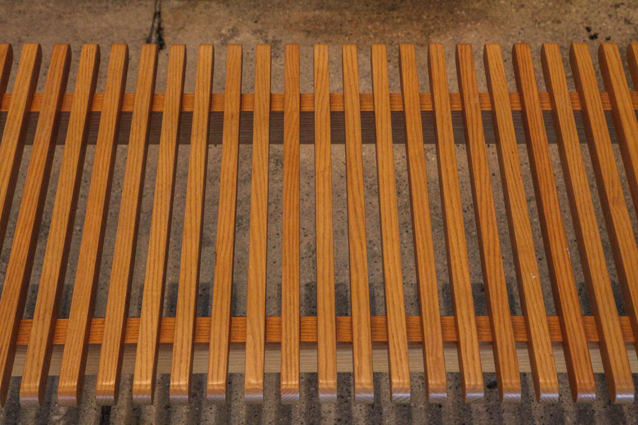 Hans Wegner Slatted Bench 'JH 589, ' Denmark, 1960 In Good Condition In Los Angeles, CA