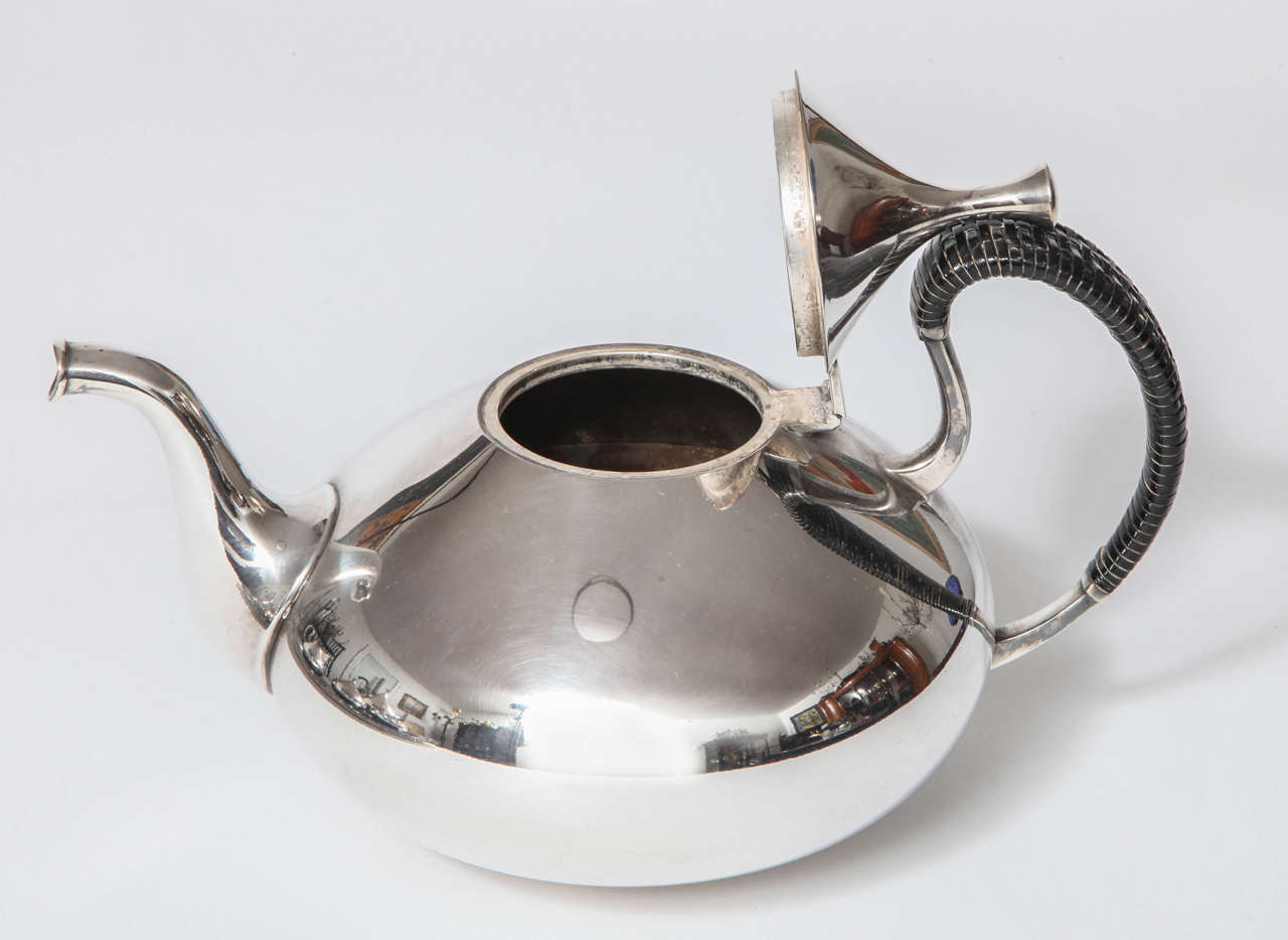 Mid-Century Modern John Prip for Reed & Barton 'Dimension' Tea and Coffee Set Service, 1960 For Sale