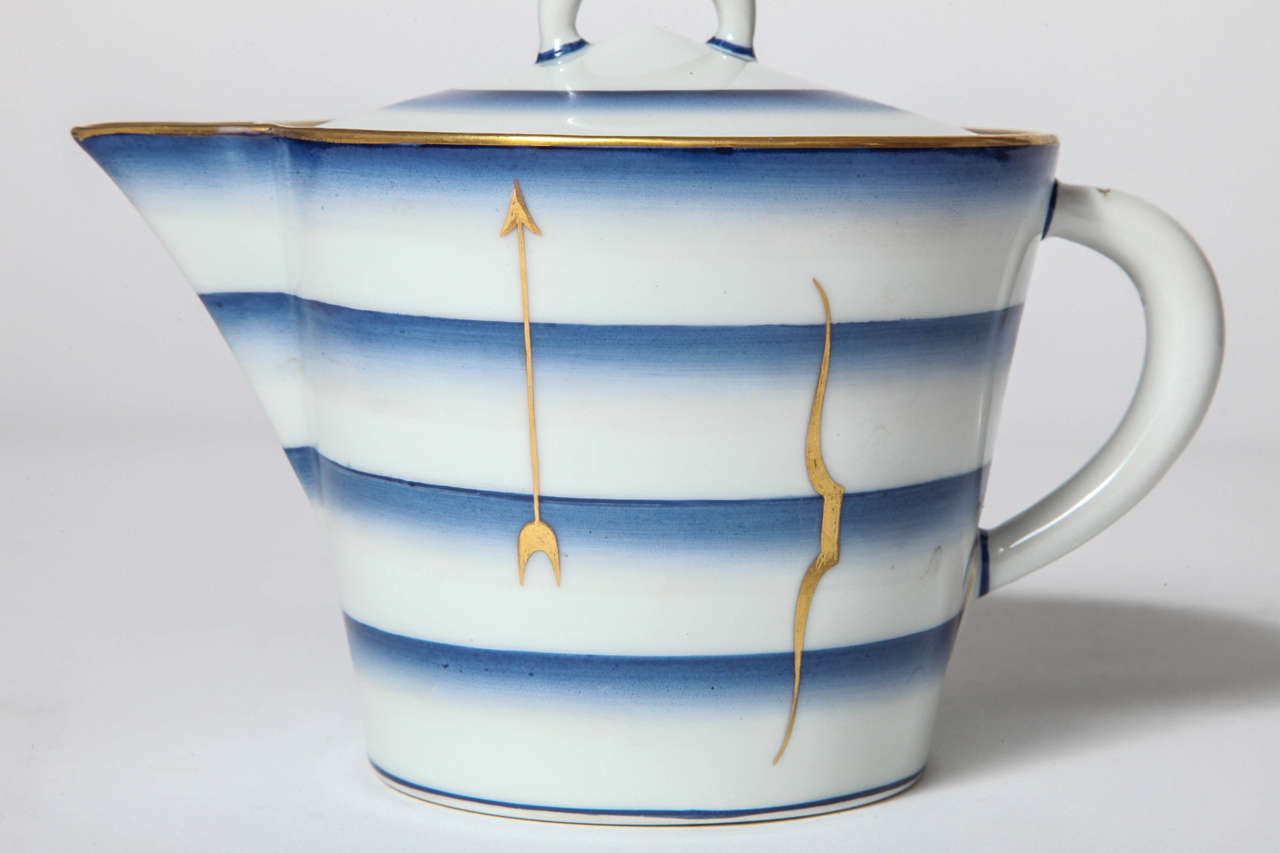 Gio Ponti Art Deco Porcelain Teapot, 1933 2