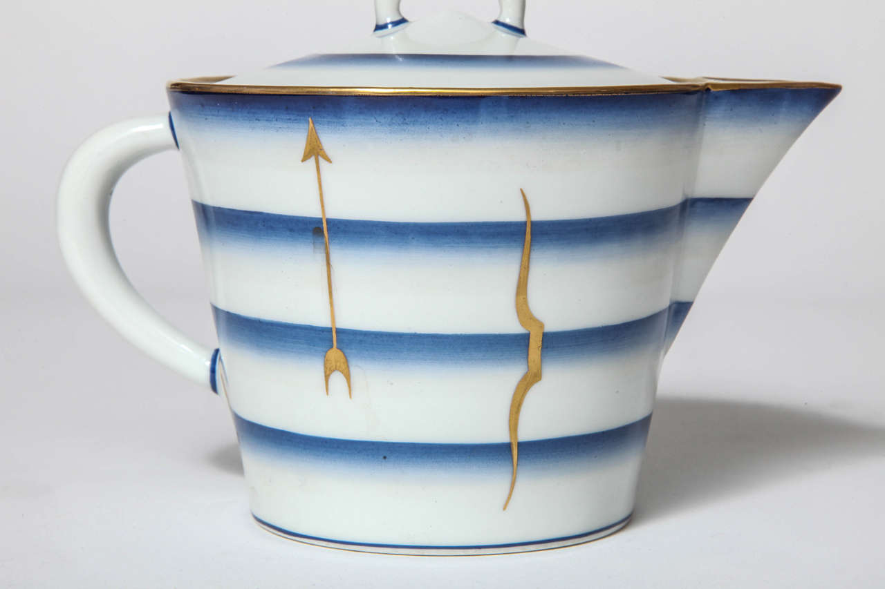 Gio Ponti Art Deco Porcelain Teapot, 1933 3