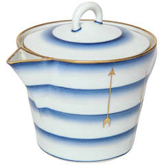 Gio Ponti Art Deco Porcelain Teapot, 1933