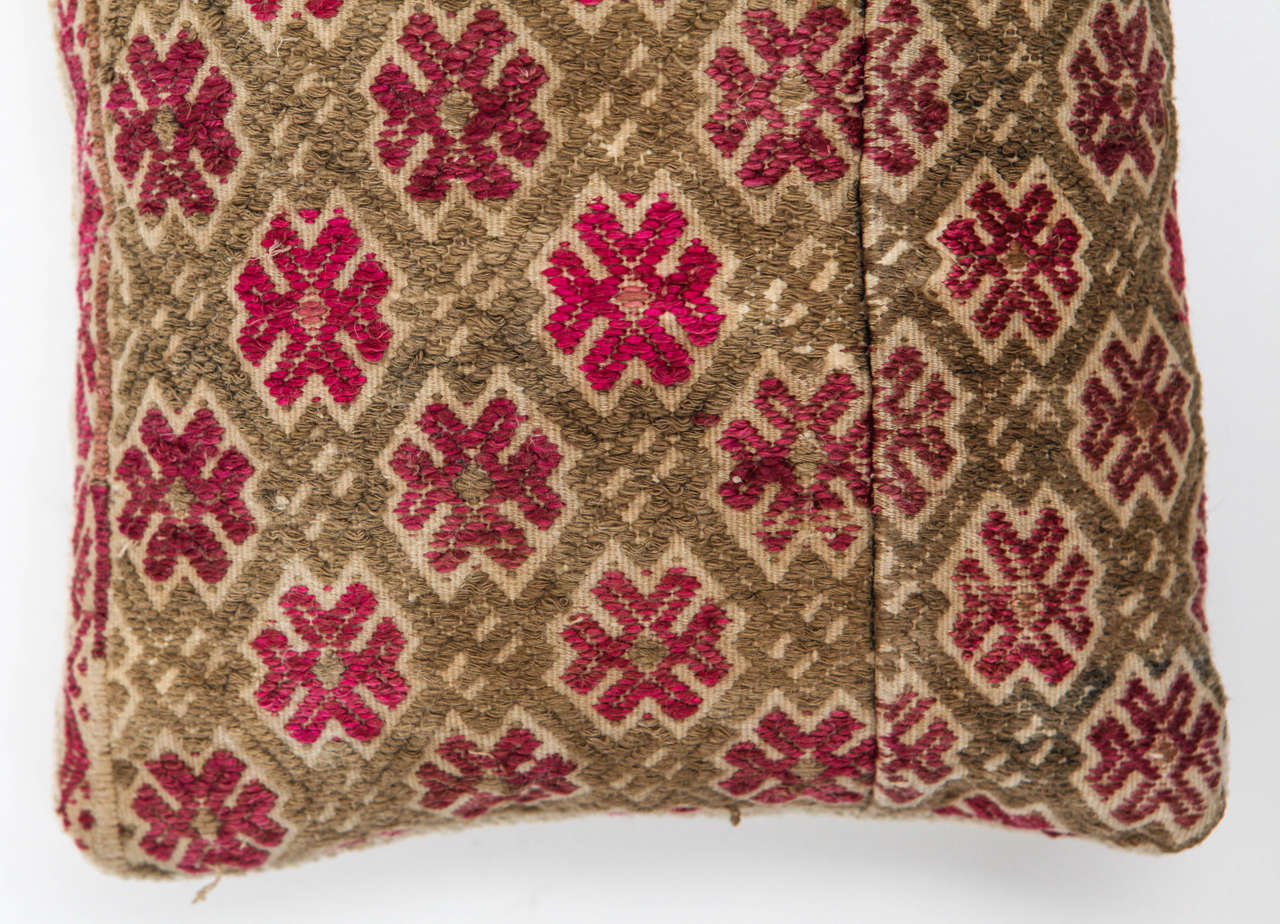 Chinese Hill Tribe Brocade Pillow In Good Condition In Los Angeles, CA