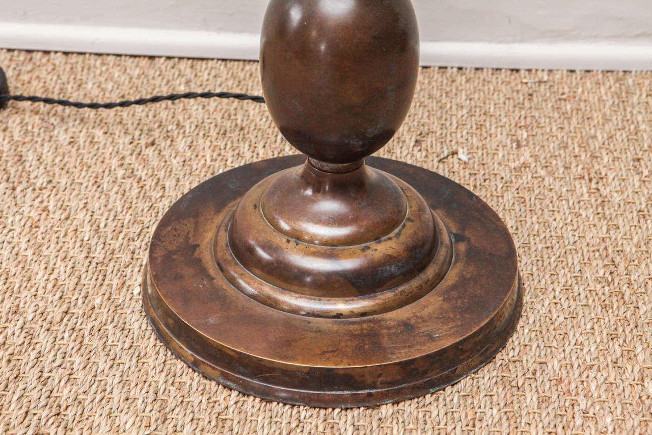 Mid-20th Century Bronze Floor Lamp
