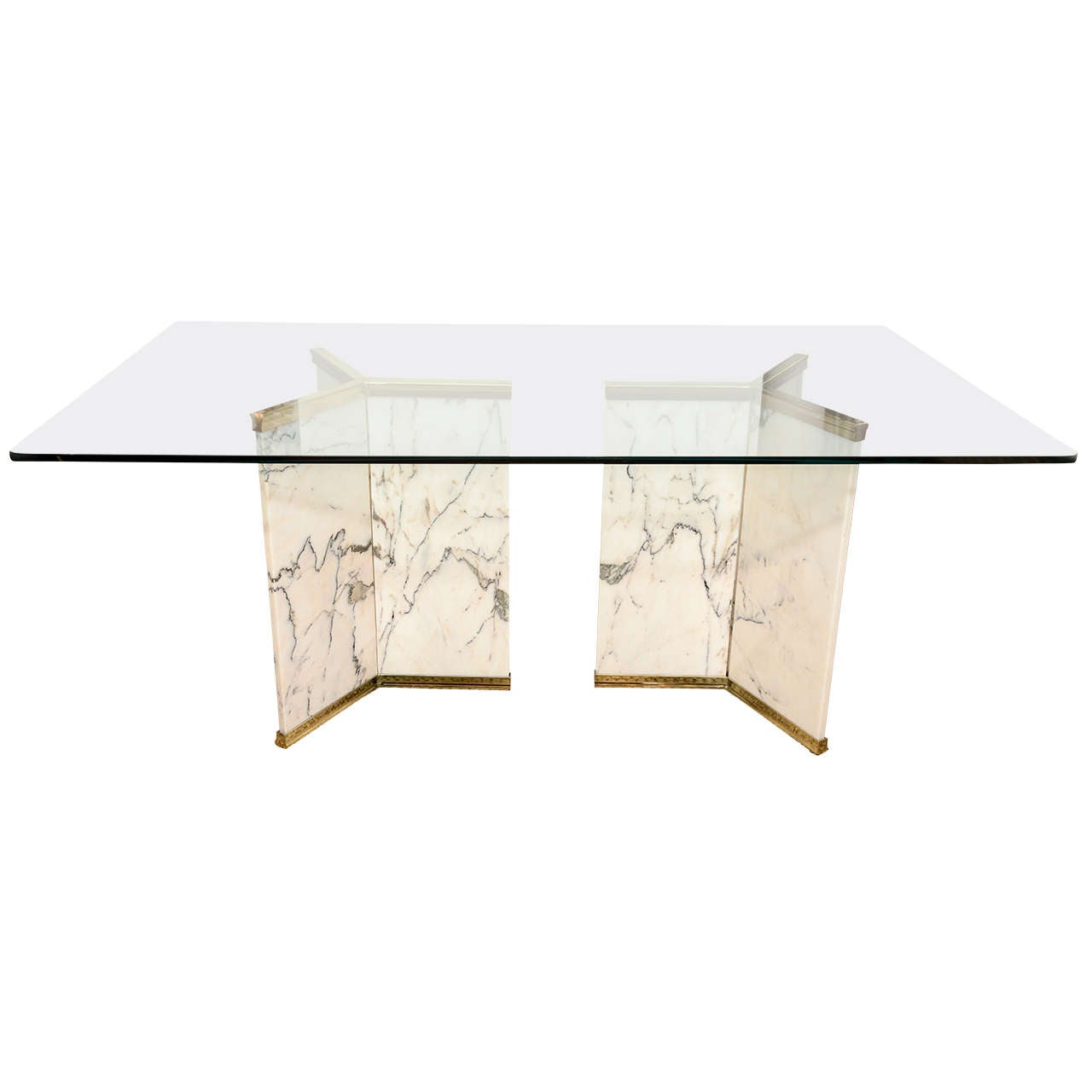 Marble Pedestal Dining Table