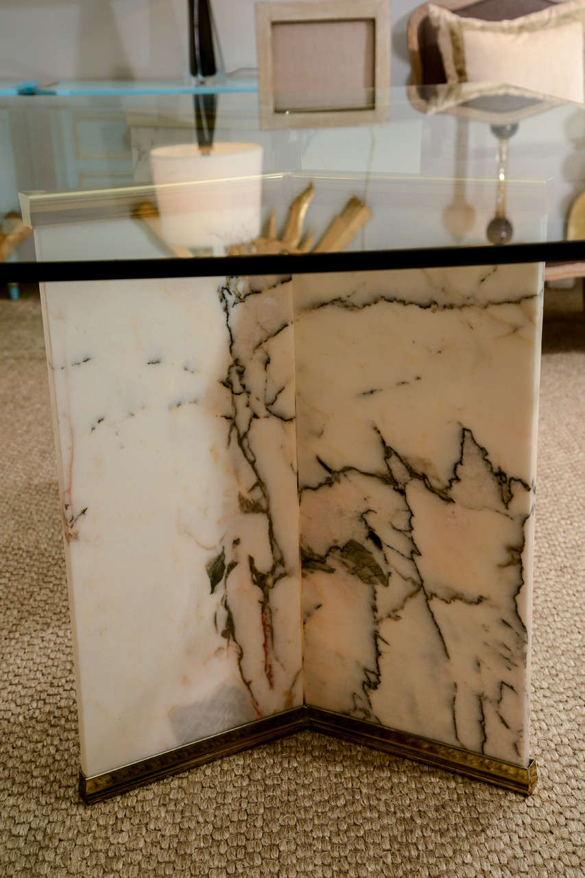Marble Pedestal Dining Table 1
