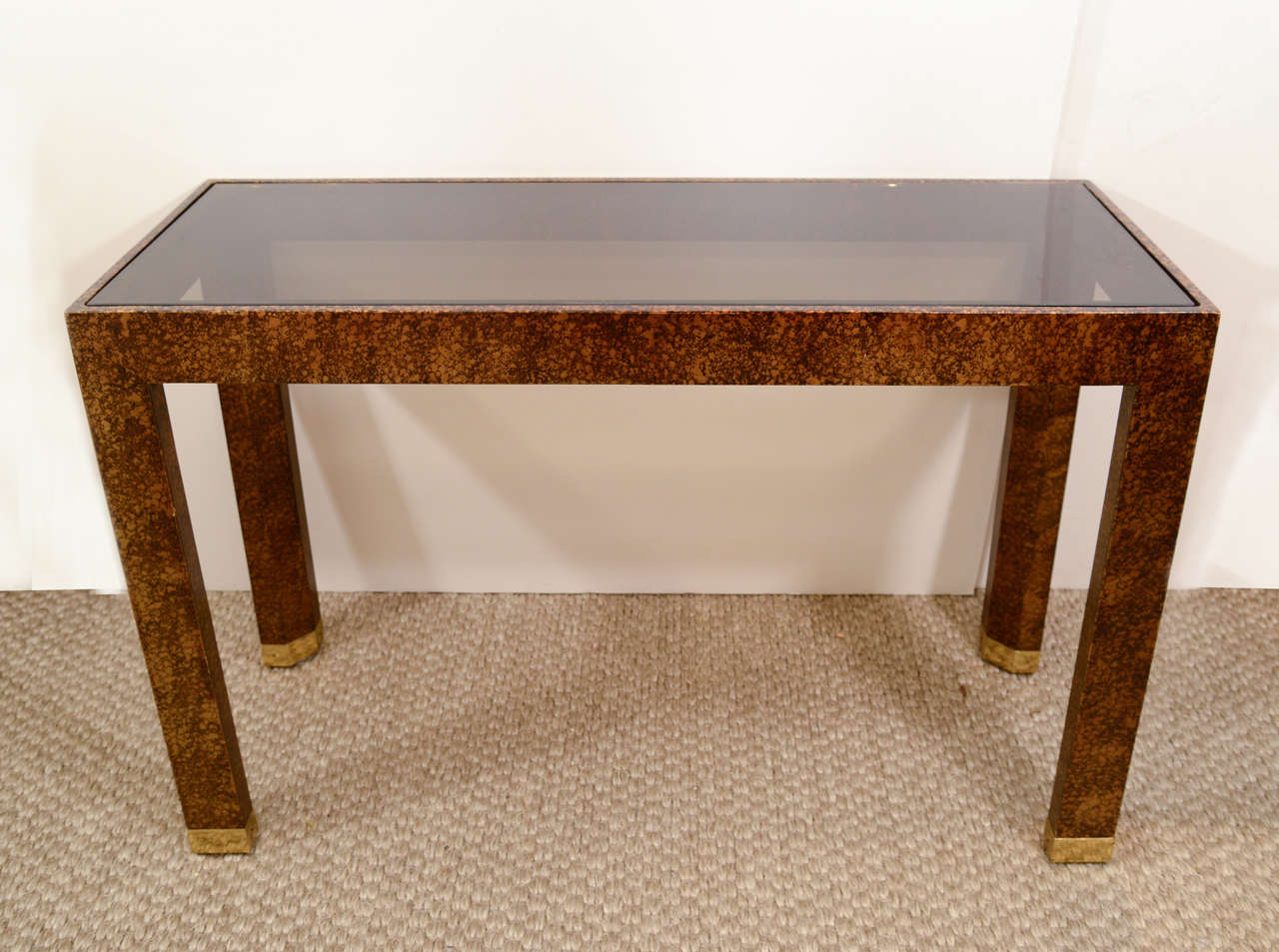 A Pair Of Vintage Henredon Console Tables at 1stDibs