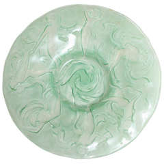 Phoenix Glass Dish With Dancing Nymphs 