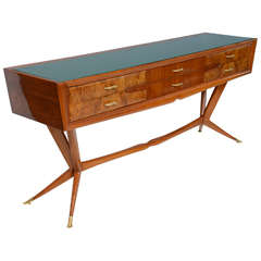 Fine Italian Modern Mahogany Walnut and Rootwood Buffet/Console, Melchiorre Bega 8
