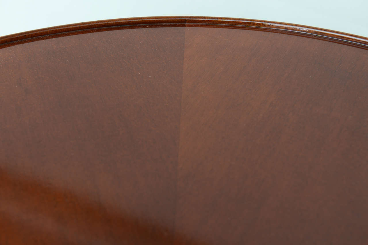 Late Art Deco Mahogany Occasional Table For Sale 3